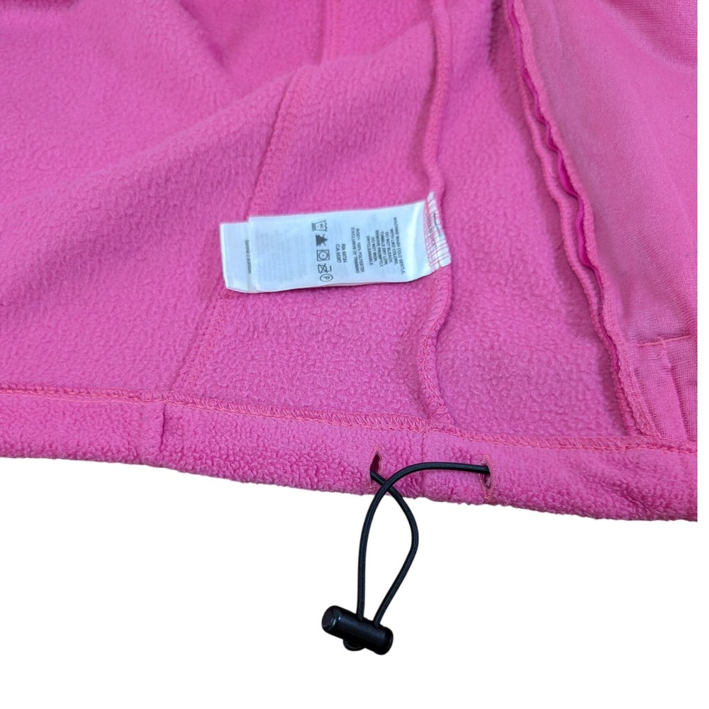 Columbia Medium Pink Fleece Full Zip Cozy Jacket w/ Zipper Pockets & Cinch Waist - Picture 9 of 15